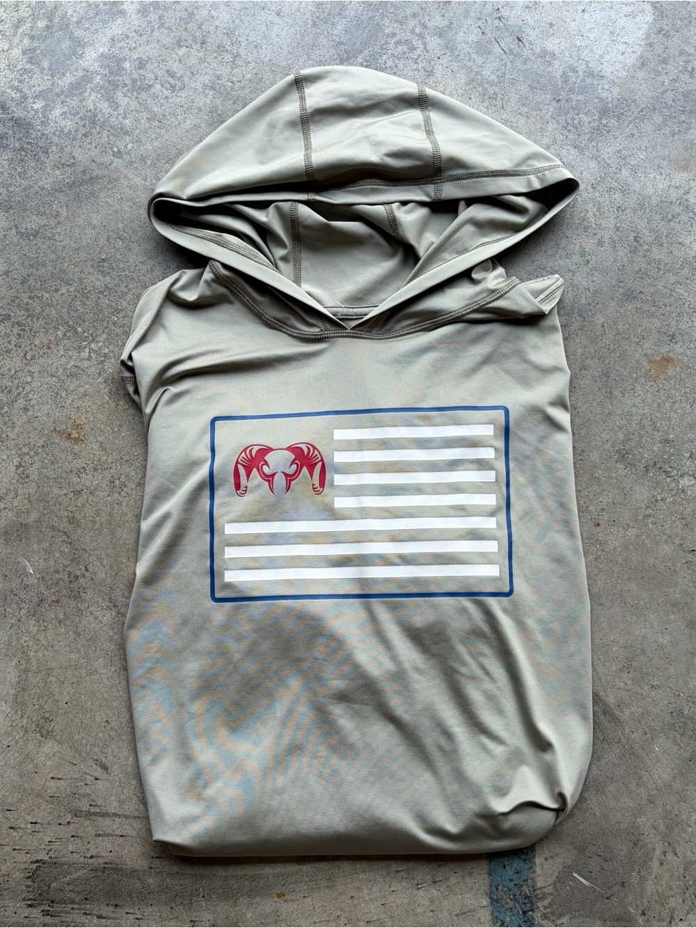 Kuiu AP Tech Hoodie Cool Touch UPF Ultralight Hunting USA flag